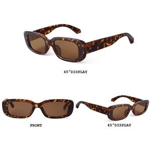 NWT Rectangle 90’s Sunglasses - Tortoise